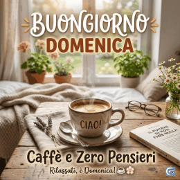 buongiorno domenica meme divertente con testo simpatico perfetto per gif e immagini da condividere sui social