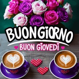 immagini buongiorno buon giovedì gif animate nuove gratis per whatsapp con messaggi positivi e divertenti