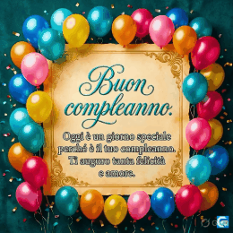 Immagini di Buon Compleanno GIF animate con torta, candeline, palloncini e auguri divertenti da condividere sui social