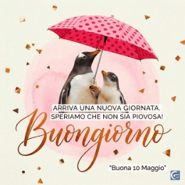 immagini buongiorno gratis per whatsapp Buona 10 Maggio gif con sole luminoso e messaggio positivo