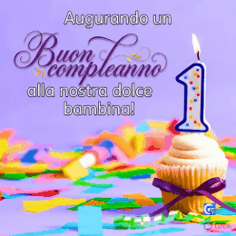 Immagini e GIF di auguri di compleanno per bimba da scaricare gratis - auguri dolci e animati per la tua piccola