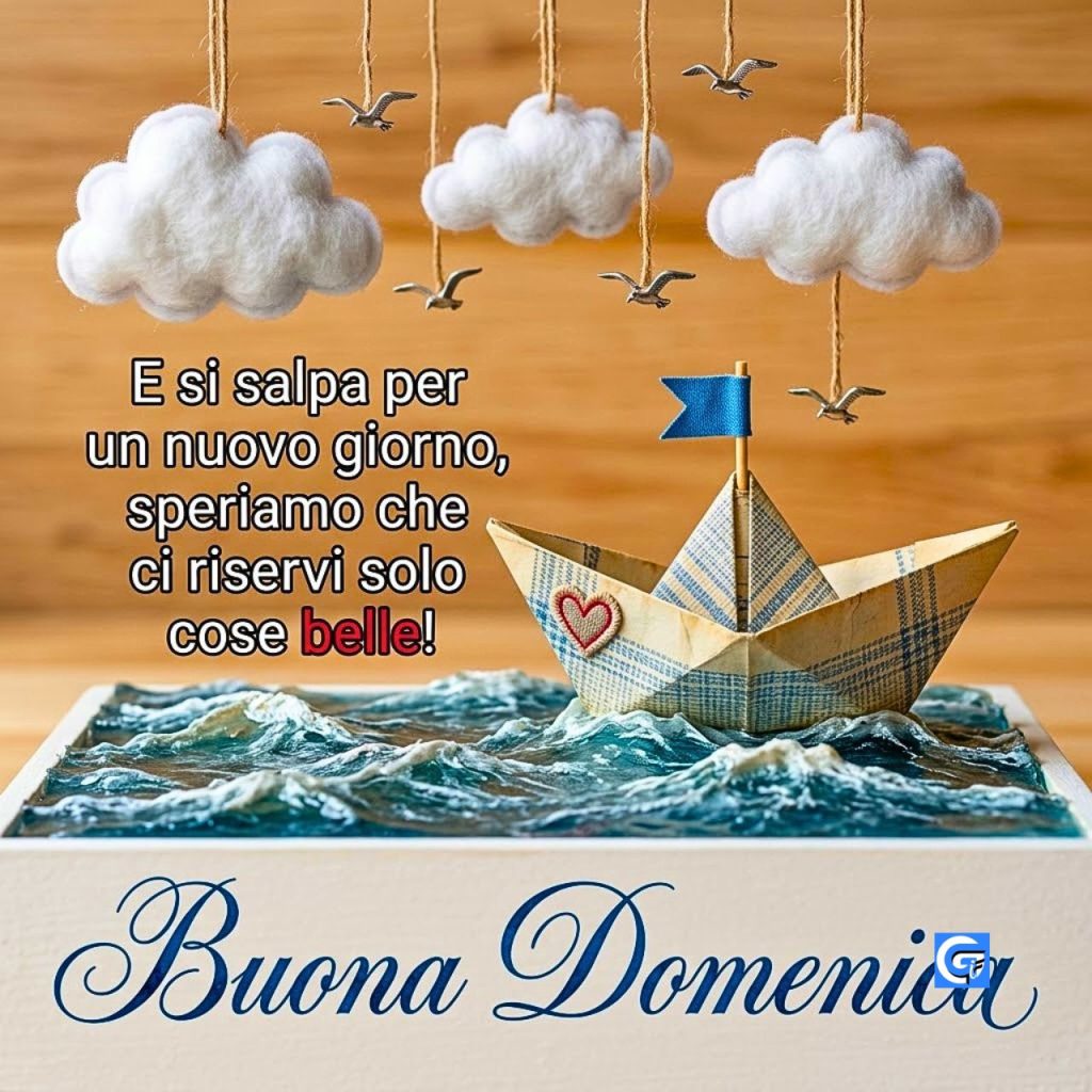 Felice e spensierata domenica a tutti voi