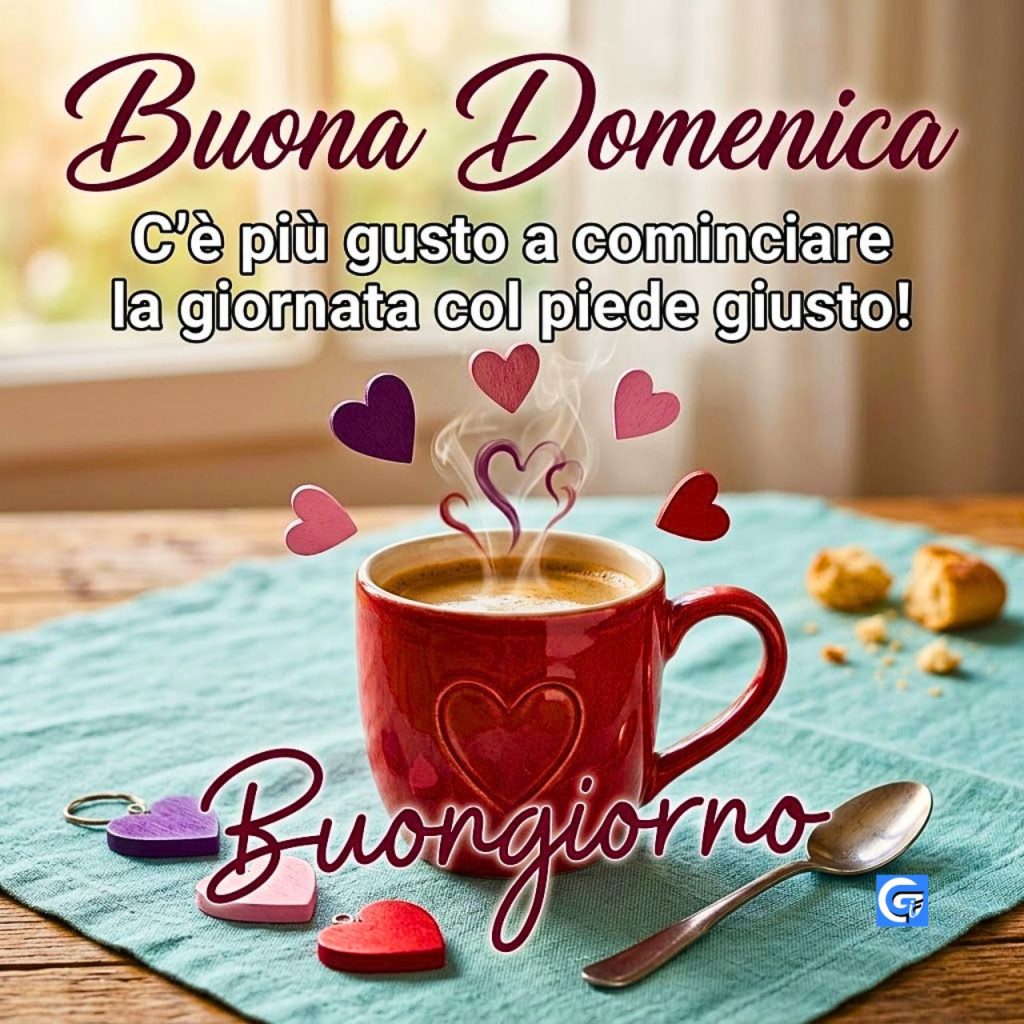 Ti auguro una domenica dolce e riposante