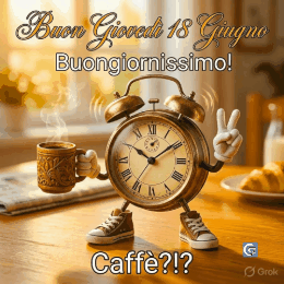 Immagini e GIF animate di buongiorno per giovedì 18 giugno con fiori, sole e colori positivi, pronte per essere scaricate gratis e condivise su WhatsApp con amici e familiari