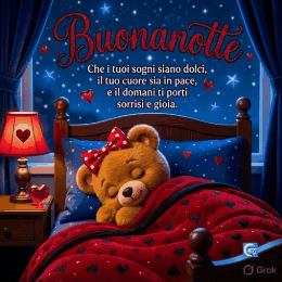 Nuovissima GIF buonanotte con luna piena, stelle serene e atmosfera tranquilla, immagine gratis ottimizzata per WhatsApp da scaricare e condividere subito