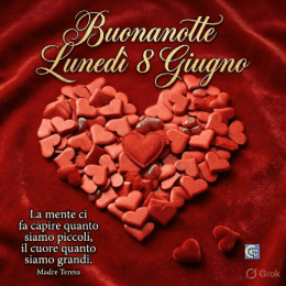 Buonanotte lunedì 8 giugno immagini e gif con luna e stelle per auguri di una notte serena, sogni dolci e riposo tranquillo