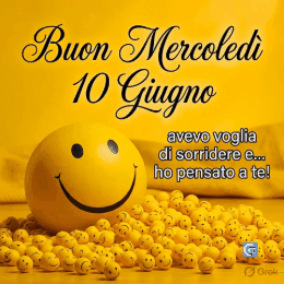 immagini e GIF di buongiorno per mercoledì 10 giugno con colori vivaci, albe e messaggi positivi pronte per essere condivise gratis su WhatsApp