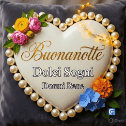Immagine originalissima di buonanotte con luna morbida, stelle luminose e colori rilassanti, perfetta per auguri gratis da inviare su WhatsApp