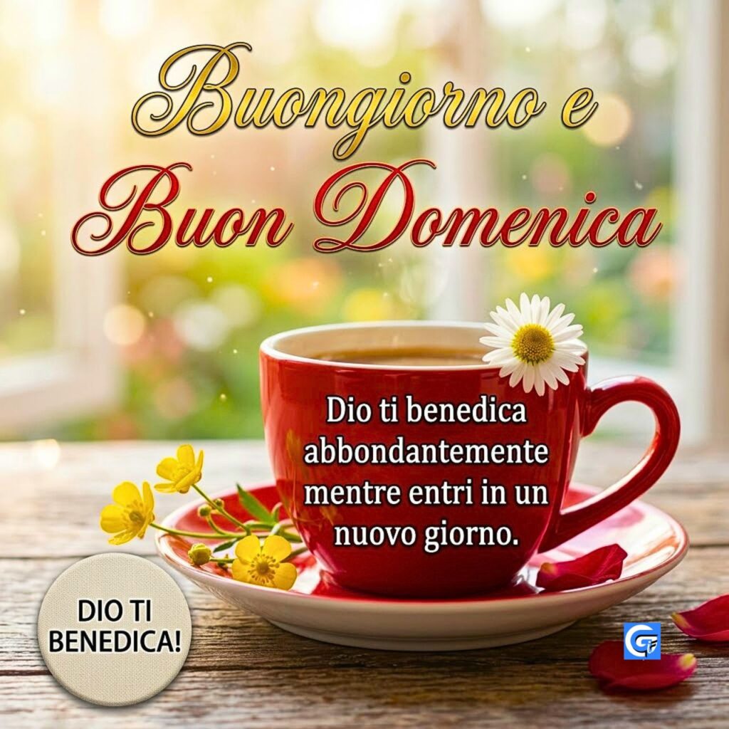 Immagine positiva buongiorno e buona domenica