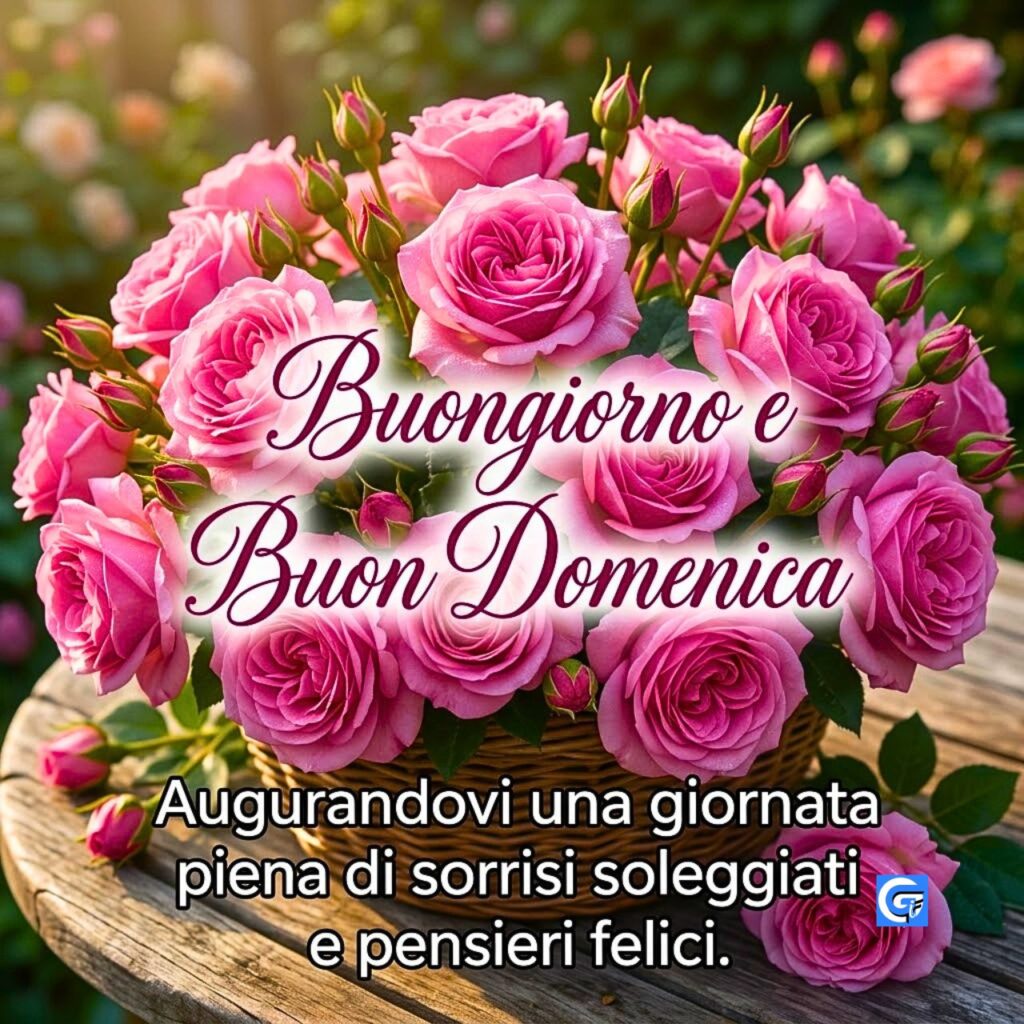 Che la domenica vi porti solo cose belle