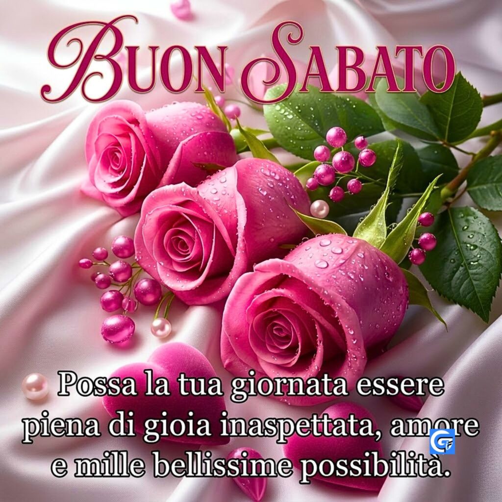 Inizia la giornata con un sereno sabato
