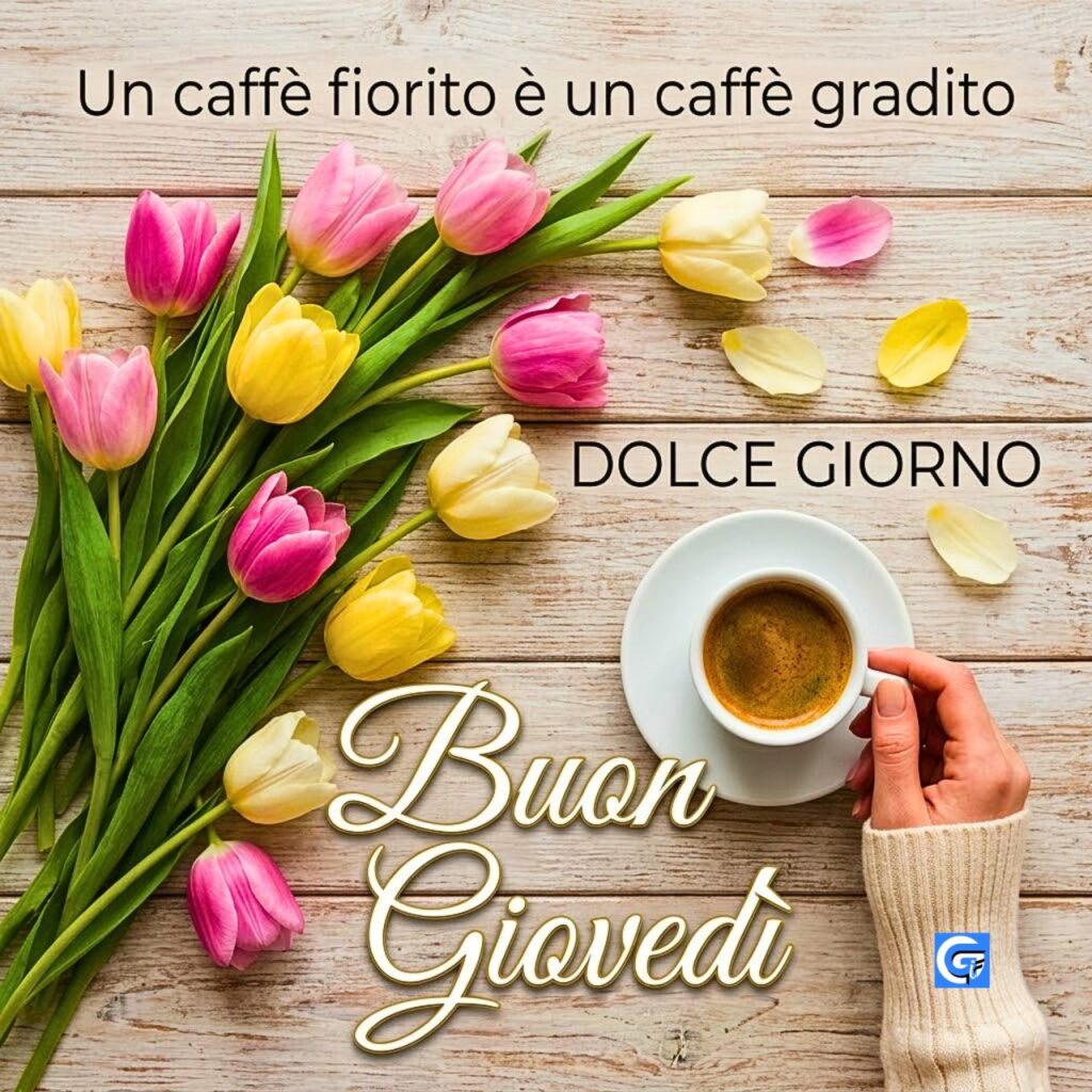 Smile 3D colorati con la scritta Buon Gioved&igrave; e una citazione motivazionale italiana.