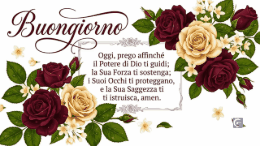 Banner per blog con splendidi fiori primaverili e la scritta 'Fiori per il buongiorno