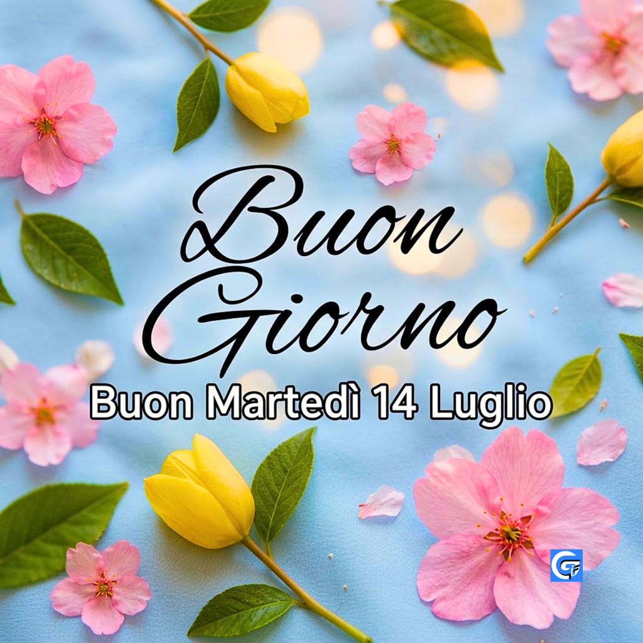 Buon martedì 14 luglio immagini e gif di buongiorno con paesaggi luminosi e messaggi positivi per iniziare la giornata con il sorriso