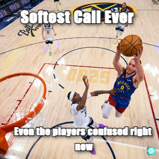 Tony Brothers meme Softest Call Ever - Even the players confused right now