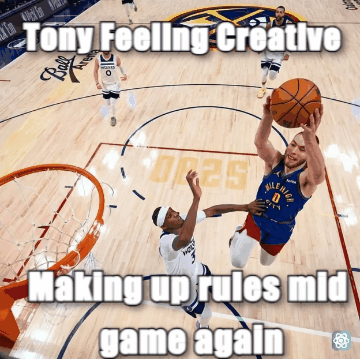 Tony Brothers meme Tony Feeling Creative - Making up rules mid game again