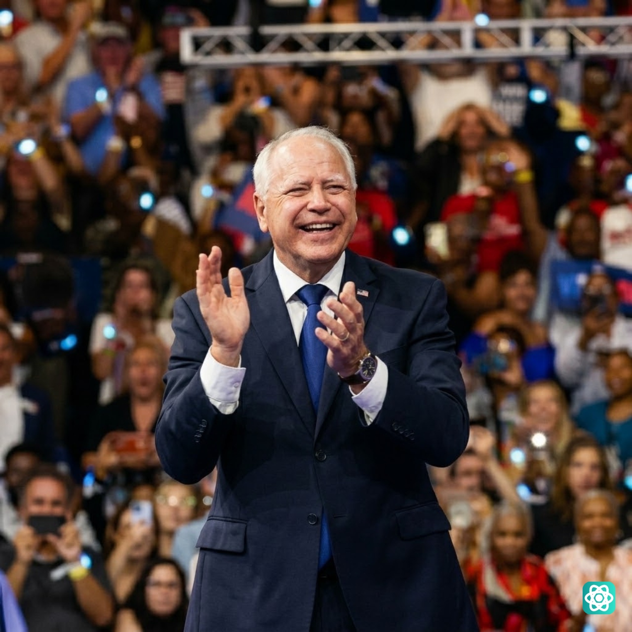 Happy Tim Walz