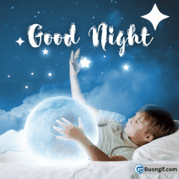 good night gif with calming night sky hd images for sweet dreams and peaceful sleep