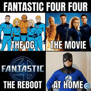 Funny Fantastic Four meme GIFs and HD images featuring Marvel superhero reactions perfect for viral meme sharing
