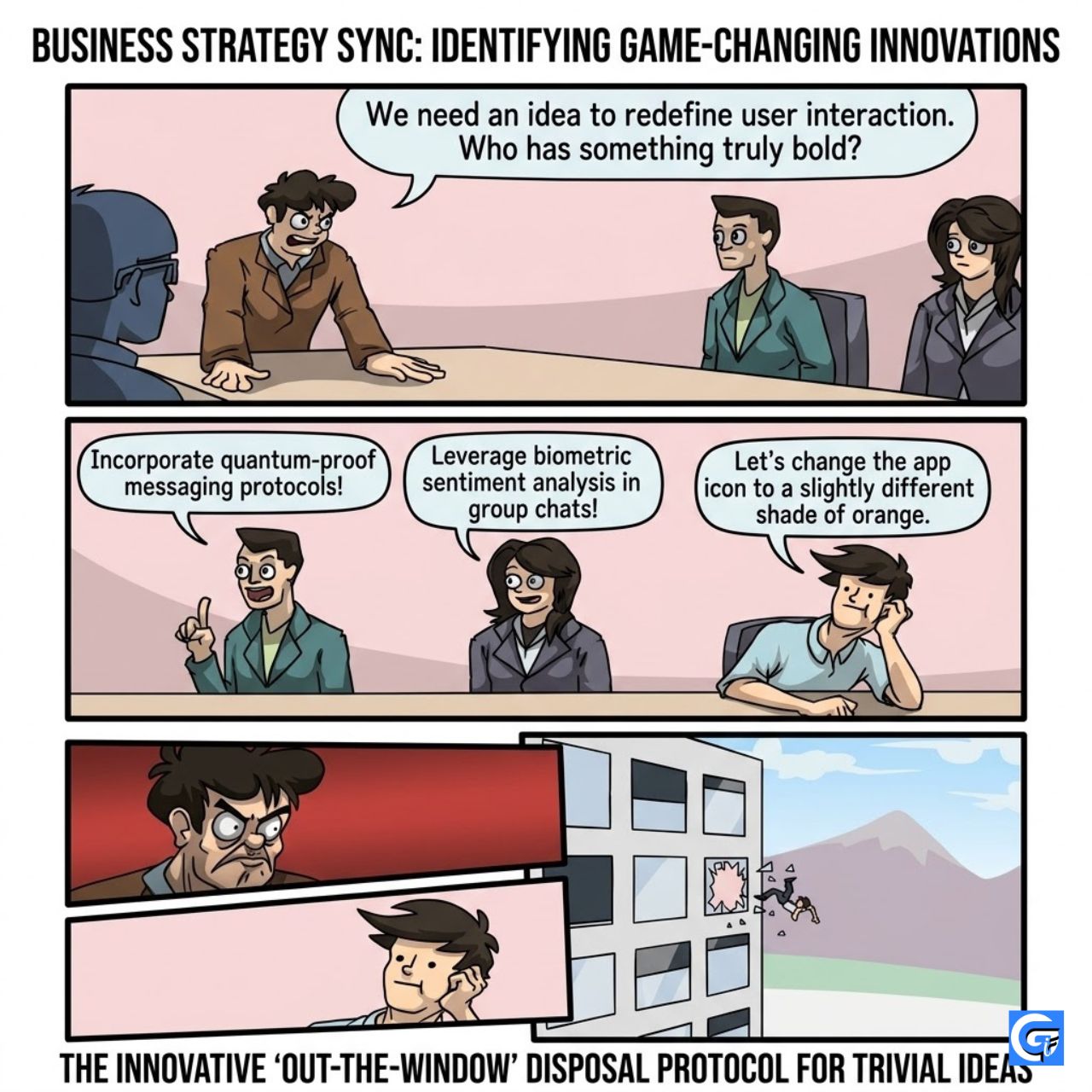 Boardroom Meeting Suggestion Meme GIFs & Images That Perfectly Capture ...