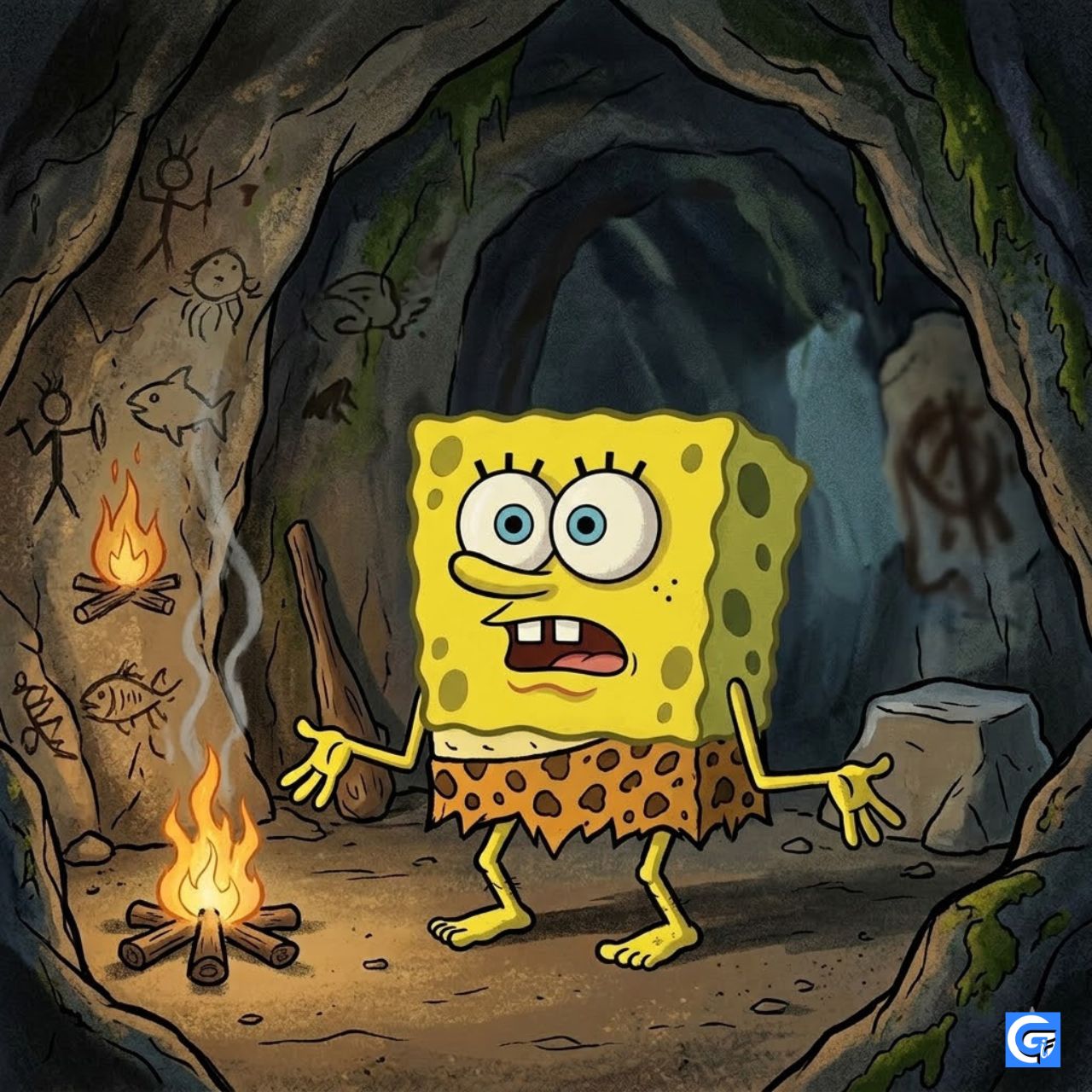 caveman-spongebob-meme-gifs-images-the-funniest-primitive-panic
