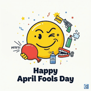 Happy April Fools Day funny GIFs and HD images collection with prank reactions and humorous expressions