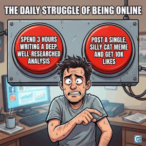 funny button meme GIF showing man sweating while choosing between two buttons relatable decision meme HD image