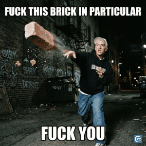 Eminem throwing meme reaction GIF from rap battle moment expressing frustration and “I’m done” attitude