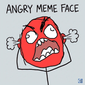 Funny angry meme GIFs and images showing exaggerated rage reactions, frustrated facial expressions, and relatable “I’m done” moments perfect for sharing online