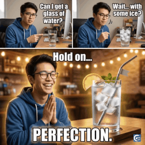 Perfection meme GIF showing a flawlessly timed and satisfying moment with perfect alignment and timing