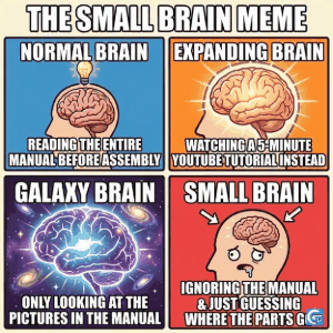 funny brain meme gifs in 8k resolution showing overthinking, chaotic thoughts, and relatable mind reactions
