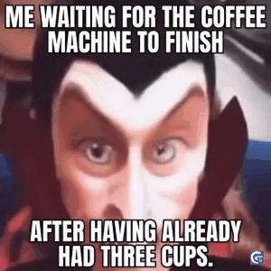 Funny vampire meme template HD image and GIF showing a dramatic vampire expression perfect for dark humor and relatable night owl jokes