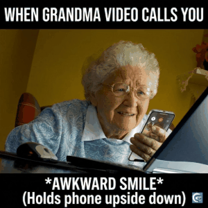 Funny Grandma Finds the Internet meme GIF showing an elderly woman discovering online world with humorous and relatable expressions, perfect for viral meme sharing
