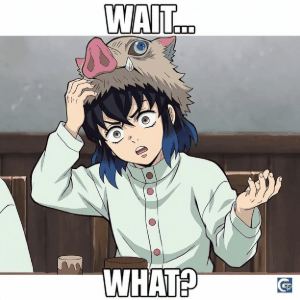 Inosuke anime meme GIFs and HD images showing wild reactions, funny expressions, and savage moments perfect for sharing online