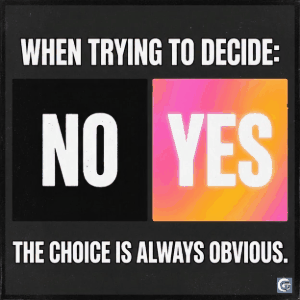 No Yes meme gif showing dramatic reaction shift from refusal to excitement in high quality HD format