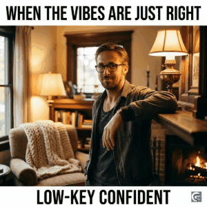 Ryan Gosling Hey Girl meme gif with charming romantic text overlay, funny relatable HD meme template for social media sharing