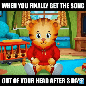 Daniel Tiger meme template featuring cute animated character expressing relatable emotions, wholesome reaction meme GIF and HD image format