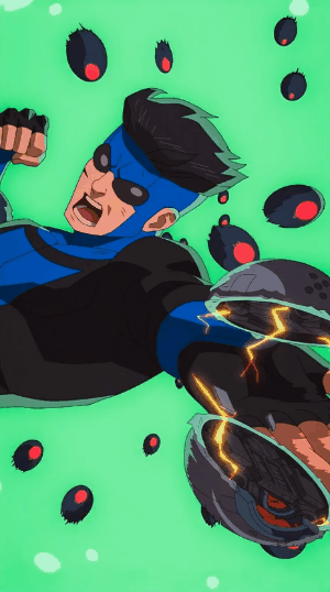Invincible live wallpaper GIF in HD quality featuring dynamic animated background with bold aesthetic visuals for phone and desktop screens