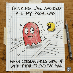 Pacman meme template with classic arcade character chasing ghosts, funny gaming meme GIF and HD image for social media sharing