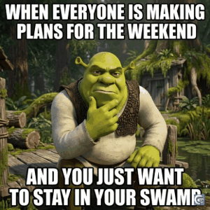 Shrek meme templates HD images and GIFs featuring funny ogre reactions, sarcastic expressions, and viral meme formats for social media