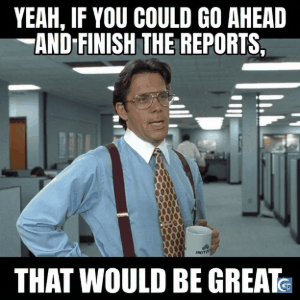 That Would Be Great meme template featuring a sarcastic office reaction with subtle passive-aggressive humor in HD image and GIF format