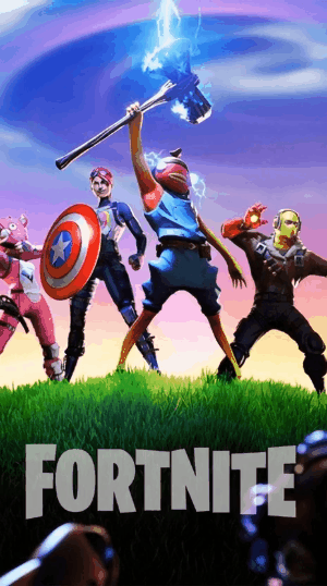 Fortnite live wallpaper 8K GIF featuring ultra HD battle royale scene with vibrant colors and animated gaming background