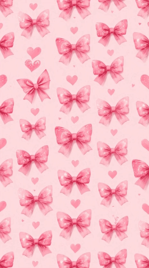 Delicate animated bow live wallpaper GIF in HD 4K resolution with graceful ribbon bow movements, ideal aesthetic and elegant background for mobile phones and desktop computers